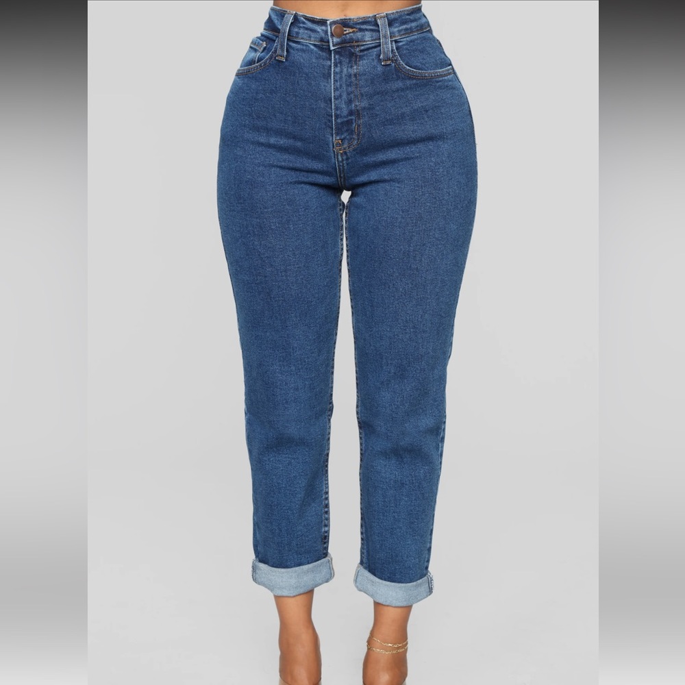 Fashion Nova I Got It From My Mama Jeans